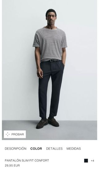 Pantalón vestir azul marino