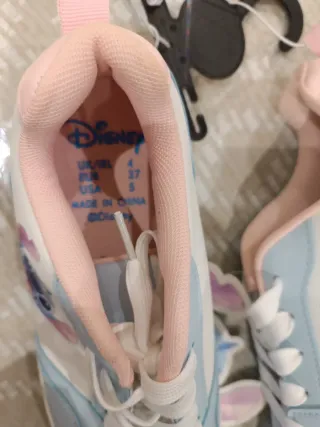 Botines Stitch Azul y Rosa