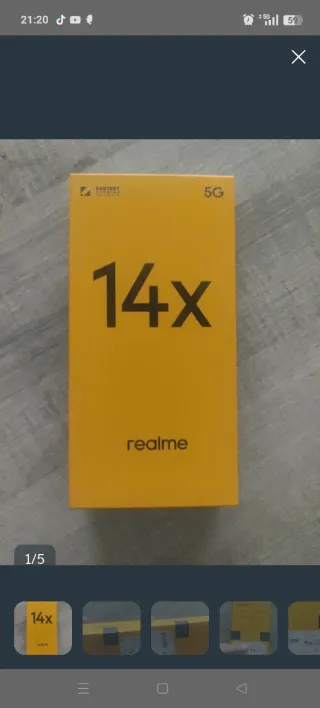 Realme 14x 5G 128GB color verde