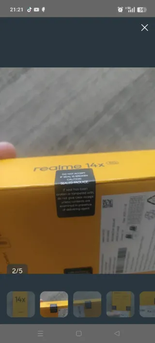 Realme 14x 5G 128GB color verde