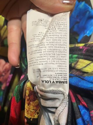 Vestido Mini Bimba y Lola Floral Talla S