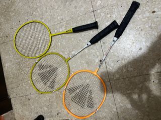 Raquetas de bádminton (3 unidades)