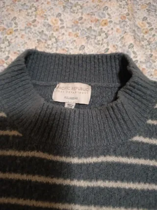 Jersey rayas azul y blanco