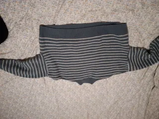 Jersey rayas azul y blanco