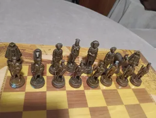 Ajedrez Egipto Coleccionista figuras de  acero