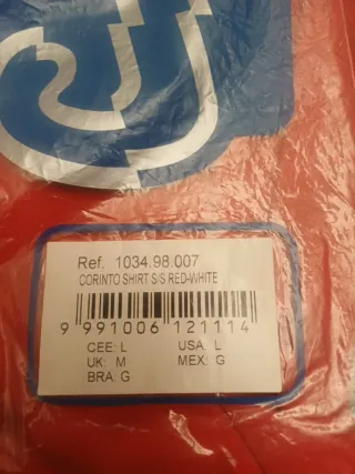 Camiseta Joma Roja Talla L