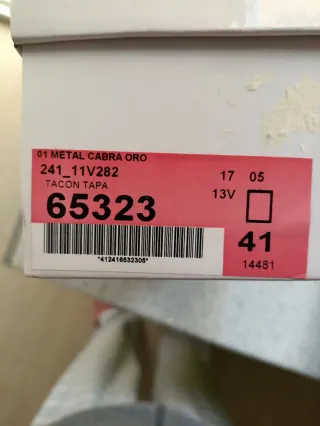 Manoletinas rojas y rosas talla 41