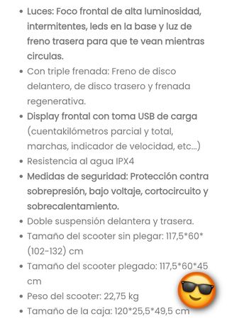 Patinete Eléctrico SmartGyro Rockway C como nuevo