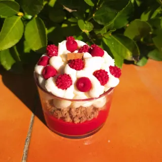 Vela aromática artesanal merengue