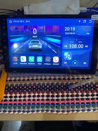 Pantalla 9” CarPlay Fiat Ducato + marco 2006-16