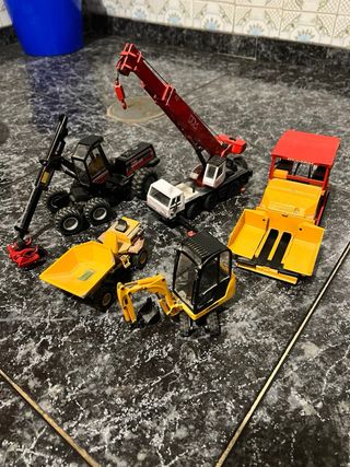 Lote maquetas coches y vehículos de trabajo