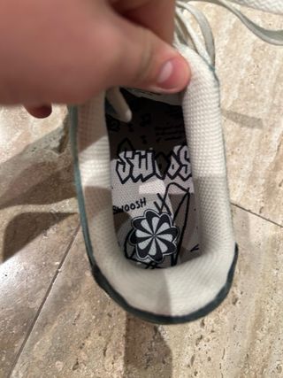 Nike Air Force 1 Personalizadas Beige/Verde