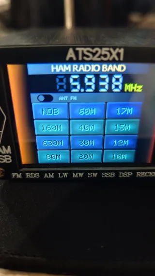 Receptor SDR ATS25X1 Multibanda