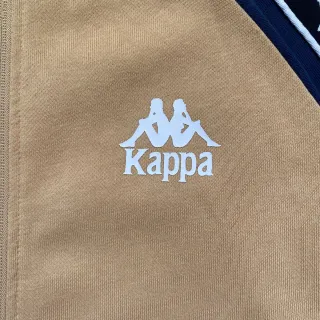 Chaqueta Kappa Vintage Banda Lateral Beige