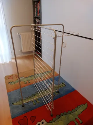 Tendedero Metaltex 33m Blanco y gris claro