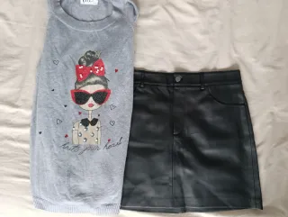 Conjunto Falda y Jersey Talla M