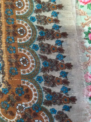 Foulard vintage lana anni 80