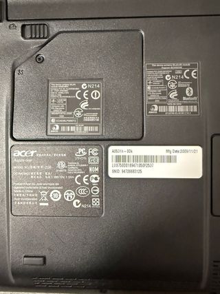 Portátil Acer Aspire One 10.1 Negro/Gris