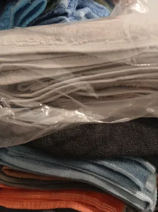 Lote de toallas de algodón nuevas