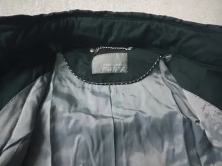 Chaqueta Zara Verde Talla M