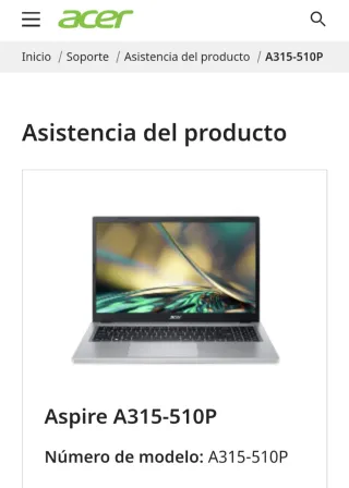 Portátil Acer Aspire 3 15