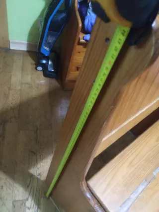 URGE Banco de madera con respaldo