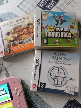 Nintendo 2DS Rosa + 3 juegos