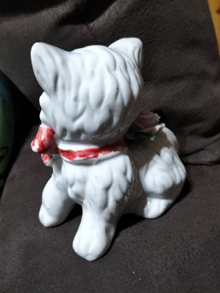 Figura gato porcelana vintage