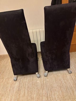 Sillas de diseño forradas en ante
