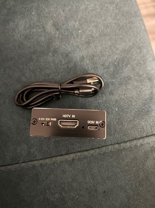 Adaptador HDTV a HDTV+Audio 4Kx2K