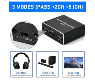 Adaptador HDTV a HDTV+Audio 4Kx2K