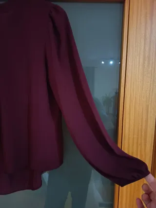 Blusa Atmosphere Vermelha Manga Comprida