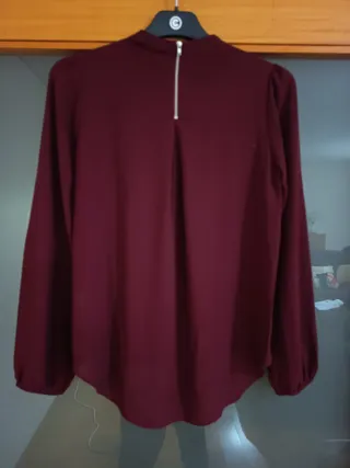 Blusa Atmosphere Vermelha Manga Comprida