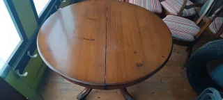 Mesa comedor extensible madera maciza