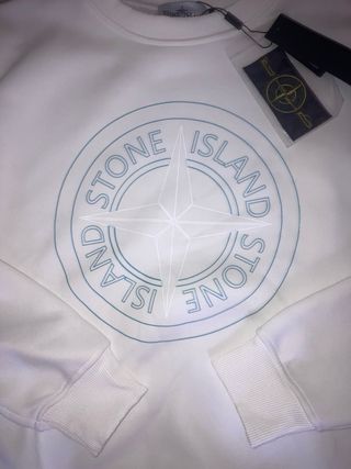Jersey Stone Island Blanco