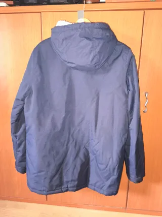 Chaquetón forrado hombre azul