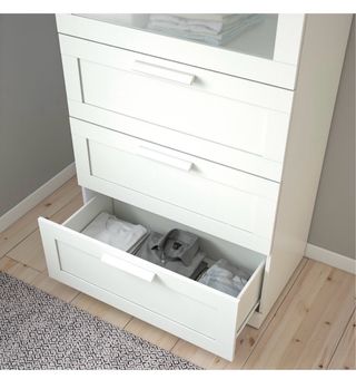 Cómoda BRIMNES 4 cajones blanca