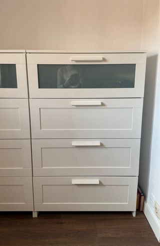 Cómoda BRIMNES 4 cajones blanca