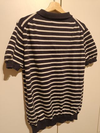 Camiseta Polo Rayas Zara Hombre Talla XL