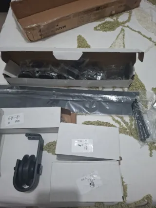 Kit Puerta Granero Negro