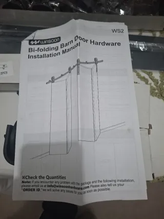 Kit Puerta Granero Negro