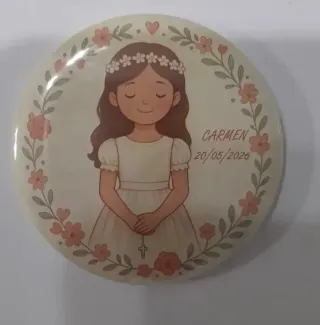 Chapas personalizadas Comuniones
