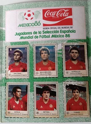 ÁLBUM COMPLETO MUNDIAL MÉXICO 86-COLECCIONISTAS
