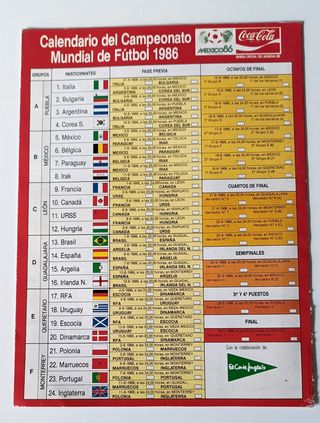 ÁLBUM COMPLETO MUNDIAL MÉXICO 86-COLECCIONISTAS