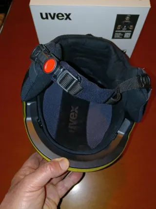 Casco sci Uvex verde