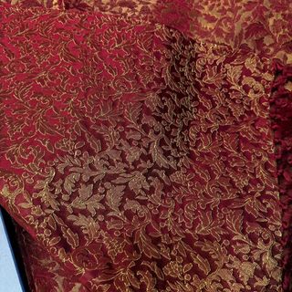 Mantón de Fallera Rojo y Dorado sin estrenar