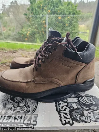 Botas Camport Couro Castanho Vintage