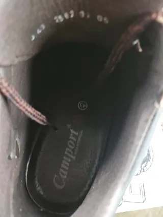 Botas Camport Couro Castanho Vintage