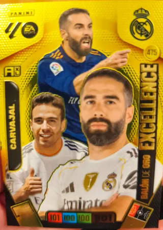 Cromo Panini XL Carvajal Real Madrid 2023