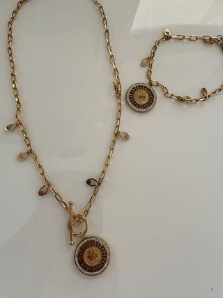 Conjunto Acero Inoxidable Dorado beldi